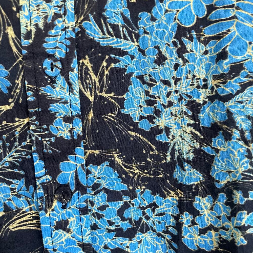 Coniglio Palm Beach Gulf Coast Poinciana Button Down 8 Vacation Resortwear Boho - Picture 8 of 13